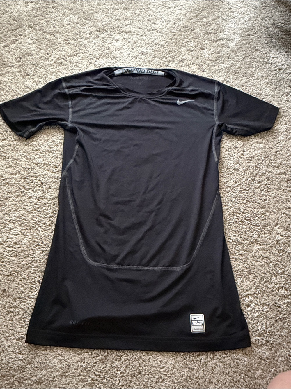 Nike Black Athletic Dri-FIT Short Sleeve Tee